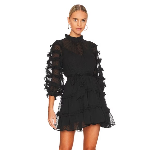 REVOLVE Dresses & Skirts - Revolve Lacey Mini Dress in Black
Cleobella